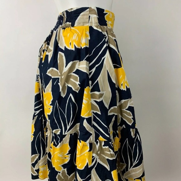Zara Printed Tropical Poplin Skirt - Picture 3 of 10